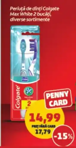 Penny Periuta de dinți Colgate Max White Ofertă