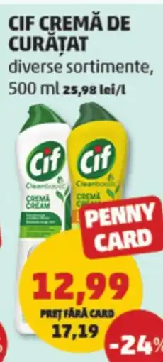 Penny Cif cremă de curățat Ofertă