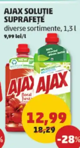 Penny Ajax soluţie suprafețe Ofertă