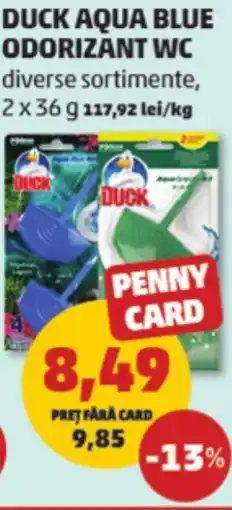 Penny Duck aqua blue odorizant wc Ofertă