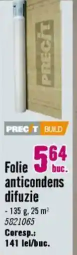 Hornbach Folie anticondens difuzie Ofertă