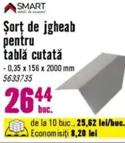Hornbach Şort de jgheab pentru tablă cutată Ofertă