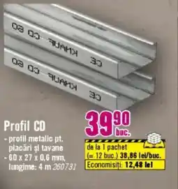 Hornbach Profil CD Ofertă