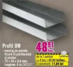 Hornbach Profil UW Ofertă
