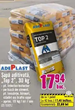 Hornbach Sapǎ aditivată, „Top 2" Ofertă