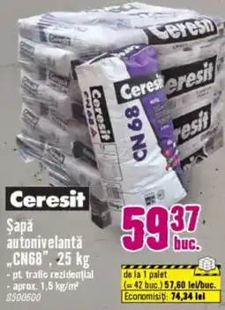 Hornbach Ceresit Sapǎ autonivelantă „CN68" Ofertă