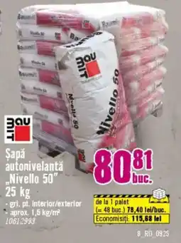 Hornbach Sapa autonivelanta Nivello 50 Ofertă