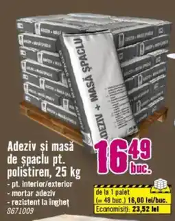 Hornbach Adeziv si masă de spaclu pt. polistiren Ofertă