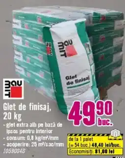 Hornbach Glet de finisaj Ofertă