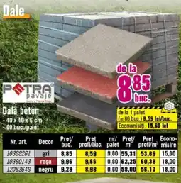 Hornbach Dala beton Ofertă