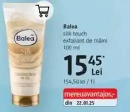 DM Balea silk touch exfoliant de maini Ofertă