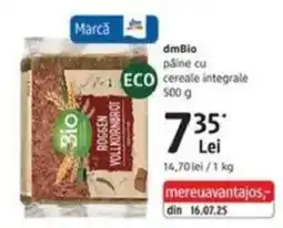 DM DmBio pâine cu cereale integrate Ofertă
