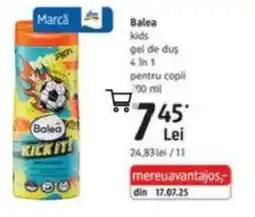 DM Balea kids gel de dus 4 in 1 pentru copii Ofertă