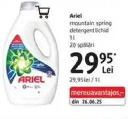 DM Ariel mountain spring detergent lichid Ofertă