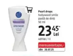 DM Pearl drops hollywood smile pastă de dinți Ofertă