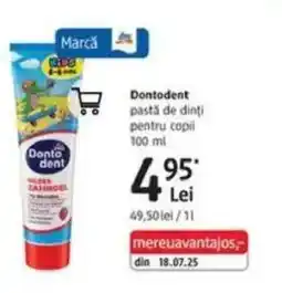 DM Dontodent pastă de dinți pentru copii Ofertă