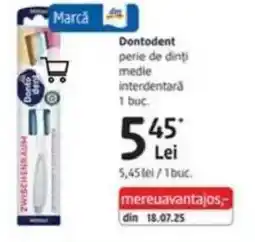 DM Dontodent perie de dinți medie interdentară Ofertă