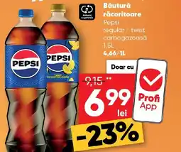 PROFI Băutură răcoritoare Pepsi regular / twist carbogazoasă Ofertă