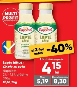 PROFI Lapte bătut / Chefir cu zvâc Napolact Ofertă