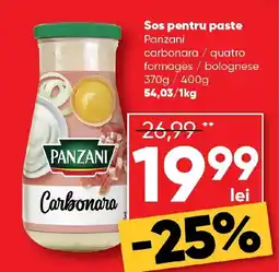 PROFI Sos pentru paste Panzani Ofertă