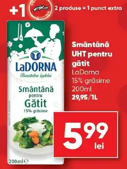 PROFI Smântână UHT pentru gătit La Dorna Ofertă