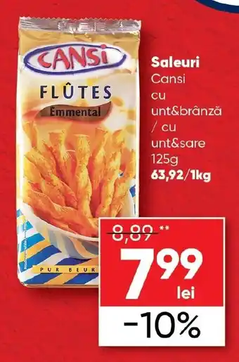 PROFI Saleuri Cansi cu unt&brânză / cu unt&sare Ofertă