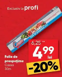PROFI Folie de prospetime Cassa Ofertă
