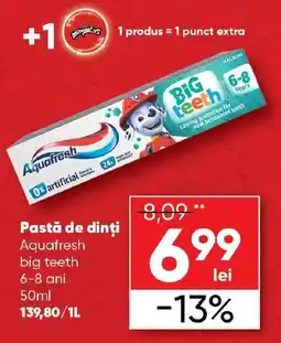 PROFI Pastă de dinți Aquafresh big teeth Ofertă