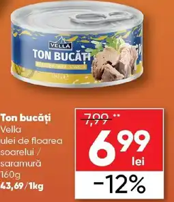 PROFI Ton bucăţi Vella ulei de floarea soarelui / saramură Ofertă