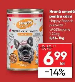 PROFI Hrană umedă pentru câini Happy Friends pui&vită / vitǎ&legume Ofertă