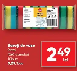PROFI Bureţi de vase Proxi fără caneluri Ofertă