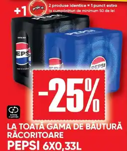 PROFI La toată gama de băutură răcoritoare Pepsi Ofertă