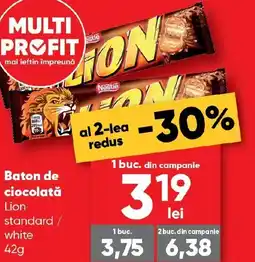 PROFI Baton de ciocolată Lion standard / white Ofertă