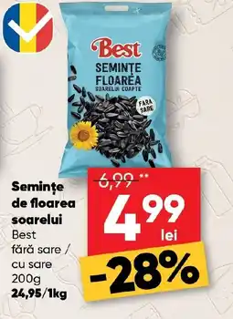 PROFI Seminţe de floarea soarelui Best fără sare/ cu sare Ofertă