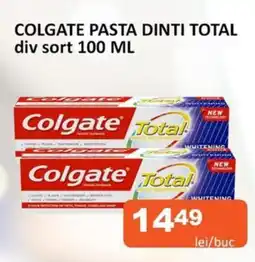 Unicarm Colgate pasta dinti total Ofertă