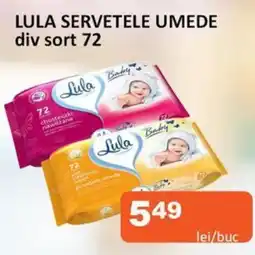 Unicarm Lula servetele umede Ofertă