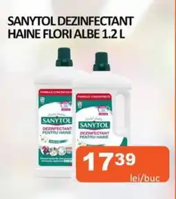 Unicarm SANYTOL dezinfectant haine flori albe Ofertă