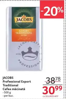 Selgros JACOB Professional Export Traditional Cafea măcinată Ofertă