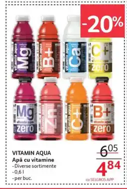 Selgros VITAMIN AQUA Apă cu vitamine Ofertă