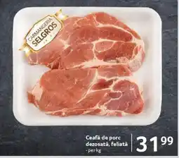 Selgros Ceafă de porc dezosată, feliată Ofertă