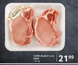 Selgros Cotlet de porc cu os feliat Ofertă