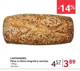 Selgros Lantmannen Pâine cu făină integrală și semințe Ofertă