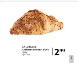 Selgros LA LORRAINE Croissant cu unt și alune Ofertă