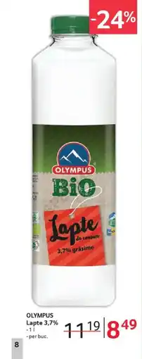 Selgros OLYMPUS Lapte 3,7% Ofertă