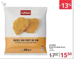 Selgros LA MASĂ Şniţel din piept de pui Ofertă