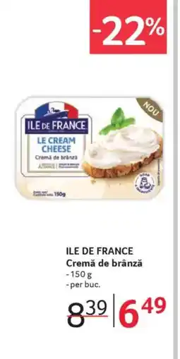 Selgros ILE DE FRANCE Cremă de brânză Ofertă