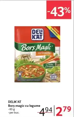 Selgros DELIK'AT Borş magic cu legume Ofertă