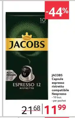 Selgros JACOBS Capsule espresso ristretto compatibile Nespresso Ofertă