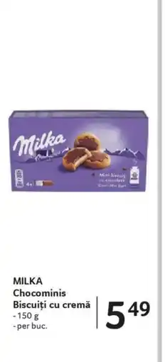 Selgros MILKA Chocominis Biscuiți cu cremă Ofertă