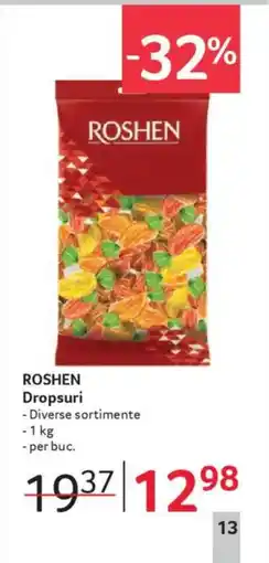 Selgros ROSHEN Dropsuri Ofertă
